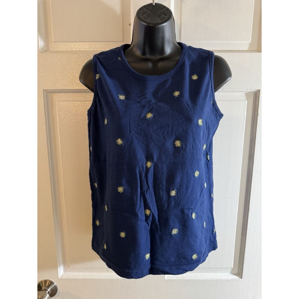 Vintage Ladies Croft & Barrow Flower Top Size Small